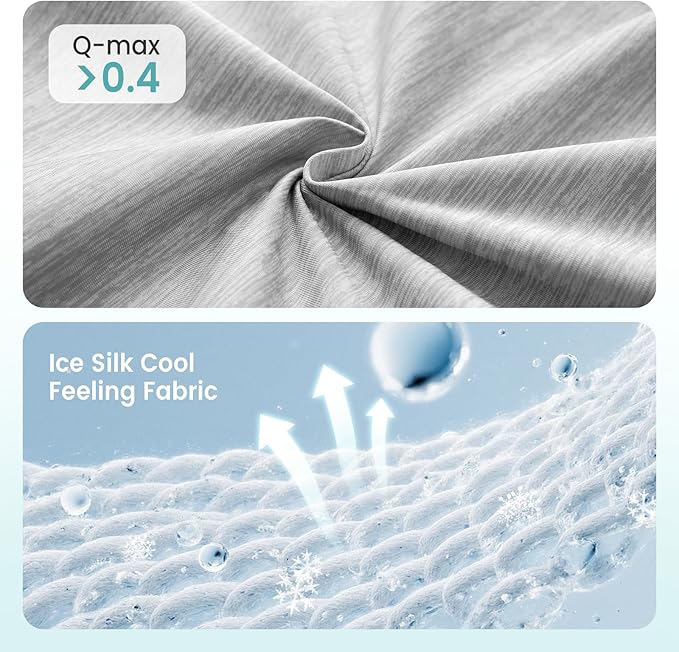 COZY KISS Dog Cooling Mat, Q-Max > 0.4 Leaf Shaped Pet Pad, Liquid Pee Proof Summer Mat for Cats, Washable Sleep Blanket for Bed Couch Floor Indoor, 39x34 inch, Silver Grey