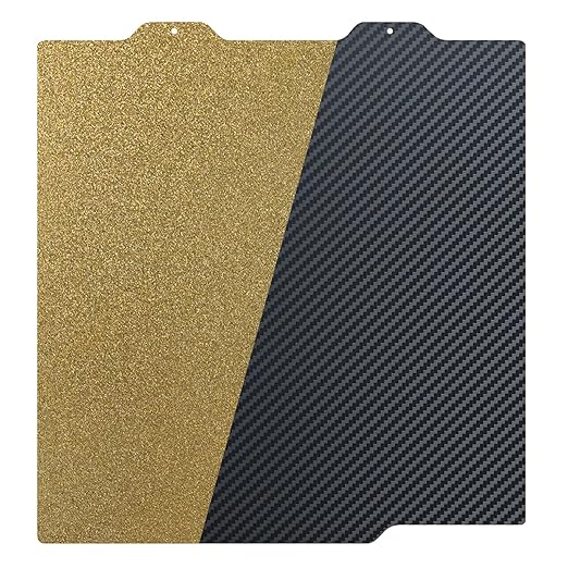 Textured PEI & Smooth PET (Carbon Fiber Pattern) Heat Bed Plate Flexible Print Bed Compatible with Bambu Lab A1 mini