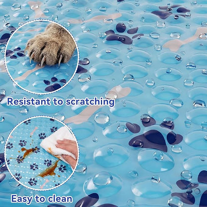 Pet Cooling Gel Pad with Patent Technology, 44in Dog Cooling Mat for Summer, Self Cooling Mat for Large/Medium/Small Dogs, Non-Slip Waterproof Durable Mat for Dog Beds, Car, Indoor & Outdoor Use