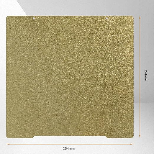 Double Sided Textured PEI Build Plate for MK3 MK4 Core One 254x241mm Spring Steel Sheet
