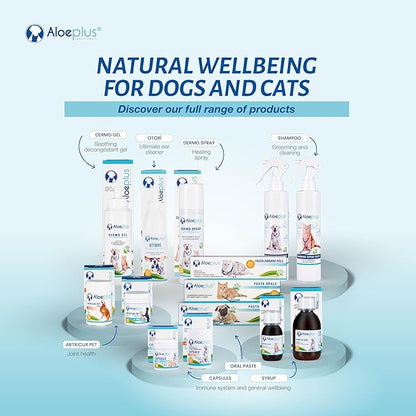 Cats & Dogs Capsules—an Energetic, detoxifying Supplement with Organic Aloe Arborescens. Supports Immunity for Puppies, Adult and Senior Pets, Helps Improve Appetite. 60 Capsules