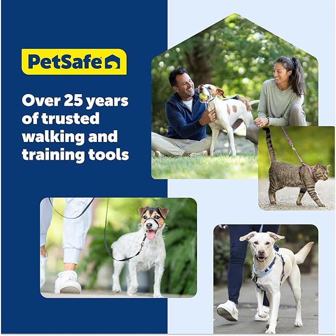 PetSafe Easy Walk Comfort No-Pull Dog Harness - Better Walk Training Harness - Full Body Padded Design - Durable Fabric - 5 Point Adjustable Fit - Everyday Leash Training - Green - Small/Medium