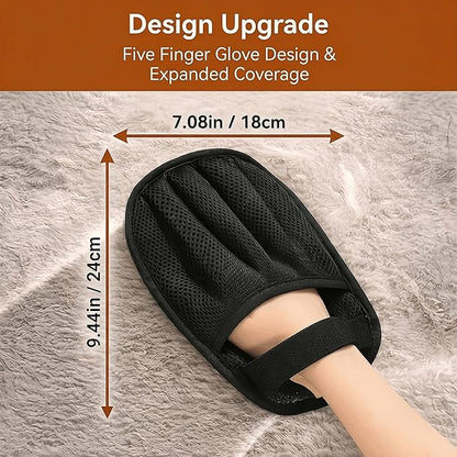 2 PCS Pet Hair Removal Glove for Cats and Dogs - Electrostatic Pet Hair Remover Glove, Reusable Brush Pet Hair Remover for Couch, Carpet, Car Seat & Laundry