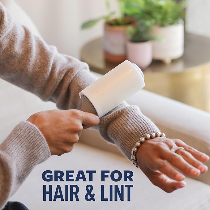 Scotch-Brite Everyday Clean Lint Roller, Lint Roller for Pet Hair, Clothing, Furniture and More, 5 Lint Rollers, 95 Sheets/Roller, 475 Sheets Total, Lint Remover for Clothes, Pet Hair Removal