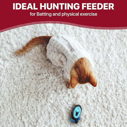SPOT Doc and Phoebe's Cat Hunting Snacker - Interactive Indoor Treat Dispenser, Encourage Natural Instincts to Hunt, Provide Mental Stimulation, Solve Behavioral Problems & Obesity, Pack of 1 Mouse