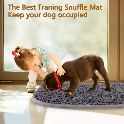 Rundik Snuffle Mat for Dogs, 20'' x 28'' Dog Sniffing Interactive Feeding Game Boredom, Puzzle Toys Encourages Natural Foraging Skills and Stress Relief Small/Medium/Large Dogs(20'' x 28'')