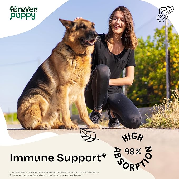 Forever Puppy Astragalus Root Drops for Dogs - Astragalus Membranaceus Extract for Dogs' Immune Support - Herbal Pet Liquid Supplements for Immunity & Joyful Pet Care - 4 oz
