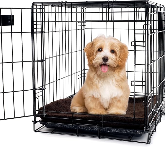 PETMAKER Small/Medium Self Warming Thermal Crate Pad-25x18-Chocolate,Brown