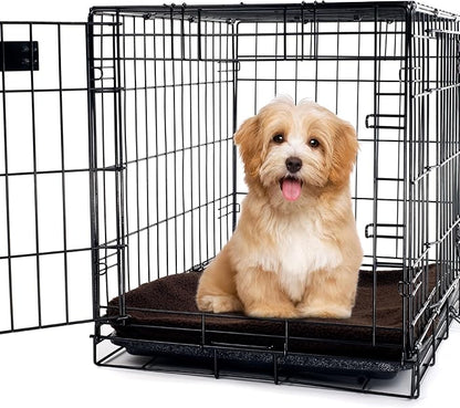 PETMAKER Small/Medium Self Warming Thermal Crate Pad-25x18-Chocolate,Brown