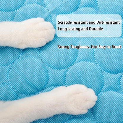 Dog Cooling Mat, 2025 Upgraded Cooling Blanket for Dogs, Washable Cool Mat for Dogs for Summer, Portable Pet Coolings Pad for Dogs & Cats Sleeping (28"x22" L Size)