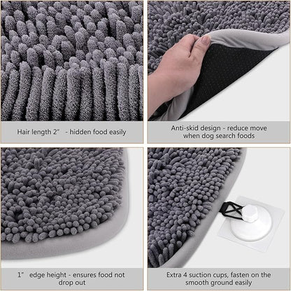 Rundik Snuffle Mat for Dogs, 20'' x 28'' Dog Sniffing Interactive Feeding Game Boredom, Puzzle Toys Encourages Natural Foraging Skills and Stress Relief Small/Medium/Large Dogs(20'' x 28'')