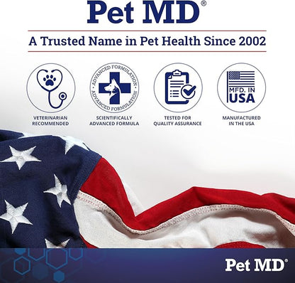 Pet MD - Canine Tabs Plus 365 Count - Advanced Multivitamins for Dogs - Natural Daily Vitamin and Mineral Nutritional Supplement - Liver Flavored Chewable Tablets