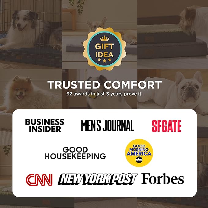 Bedsure Dog Bed for Small Dogs - Comfy Flat Puppy Beds with Removable Washable Cover, Orthopedic Egg Crate Foam Pet Mat, Suitable for Pet Up to 15 lbs