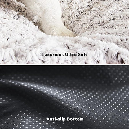 WESTERN HOME WH Large Dog Bed for Large, Jumbo, Medium Dogs, Orthopedic Pet Bed Waterproof Mattress with Removable Washable Cover, Thick Egg Crate Foam Dog Bed with Non-Slip Bottom