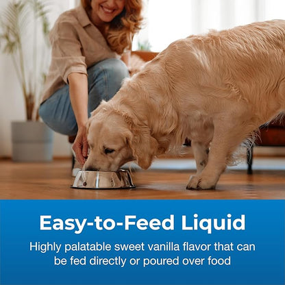 PetAg Dyne High Calorie Liquid Nutritional Supplement for Dogs & Puppies 8 Weeks and Older - 16 oz, Pack of 2 - Supports Performance and Endurance - Sweet Vanilla Flavor
