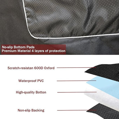 Dog Playpen Bottom Pad Fits for 35 Inch 4 Panels Exercise Pet Playpen, Dog Crate Pad Puppy Playpen Pad Leakproof Non-Slip(Playpen Not Included) Black