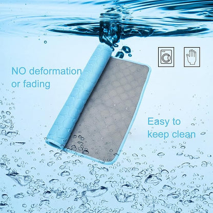 2026 Upgraded Dog Cooling Mat Large Cooling Pad-Q-Max>0.4 Summer Pet Bed for Dogs Cats Kennel Pad with Chill Cool Fiber,Breathable Portable Pet Self Cooling Blanket Machine Washable,40"x28"