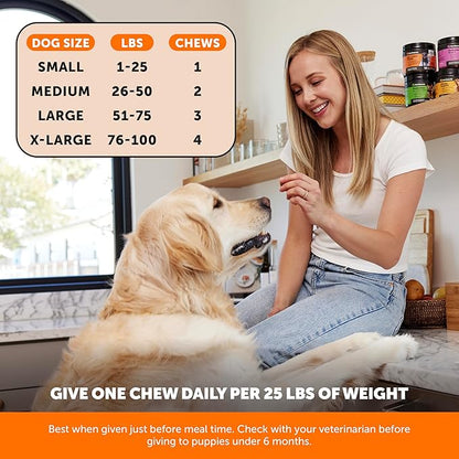Pet Honesty Hip & Joint Health - Soft Chews for Dogs, Joint Supplement with Glucosamine Chondroitin, MSM, Turmeric, Joint Support + Mobility, May Reduce Occasional Discomfort (Bacon 90 Count)