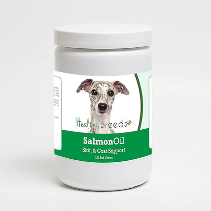 Healthy Breeds Whippet Salmon Oil Soft Chews 120 Count