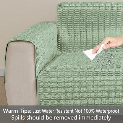 Muamar Dog Bed Cover Sofa Protector,Anti Slip Waterproof Sofa Covers for Living Room Couch Covers,Sofa Mat,Seat Cover,Dog Mat,Pet Pad for Furniture 1 Piece (30x82 inch, Sage Green)