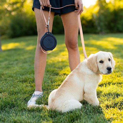 Pup Culture Dual Collapsible Dog Bowls | Silicone Travel Water Bowl for Dogs | Food Grade, No Plastic Rim, Portable Dog Bowl for Food and Water - Easy to Clean | BPA Free and Safe for Your Pup-Orange