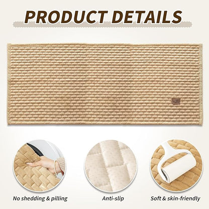Couch Covers for Dogs Washable, Velvet Dog Couch Cover Protector, Fuzzy Plush Pet Sofa Cover for 2-3 Cushion Couch, Sofa Covers for Pets(1PC,Light Brown,27.6"x70.9",2-3 Seater Sofa Pad Cover)