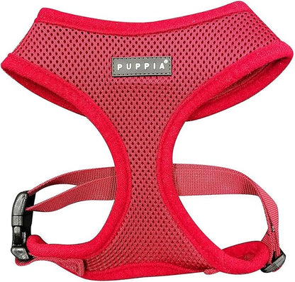 Puppia Soft Dog Harness, Wine, Medium (PDCF-AC30-WN-M)
