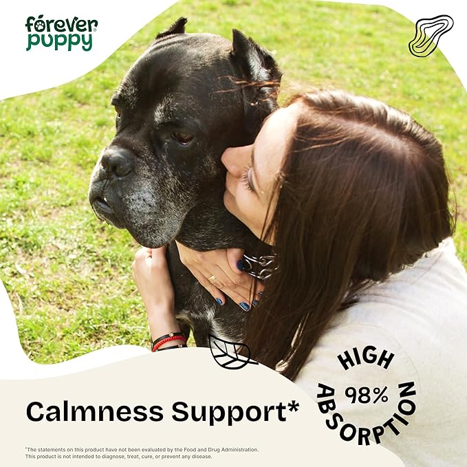 Forever Puppy Avena Sativa Extract for Dogs - Oat Straw Herbal Drops for Calm & Relaxation Support - Pet Composure & Calming Care for Dogs w/Liquid Mood Support Supplement - 4 oz