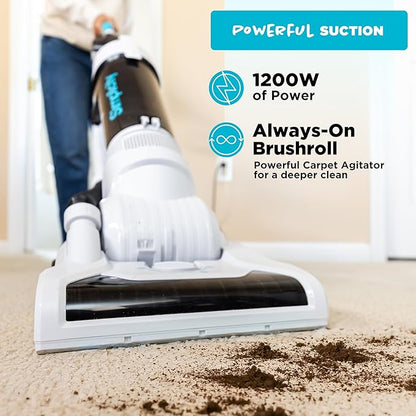 Simplicity Vacuums Pets Pro, Hard Floor and Carpet Vacuum Cleaners for Home Pet Hair, Upright, Bagless Lightweight, Powerful Suction in Homes with Dogs Plus Upholstery, Dust and Crevice Tools, SVPET