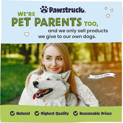 Pawstruck Large 5-6" Filled Dog Bones, Peanut Butter Flavor - Made in USA, Long Lasting Stuffed Femur for Aggressive Chewers, Dental Treat - Pack of 3, Packaging May Vary