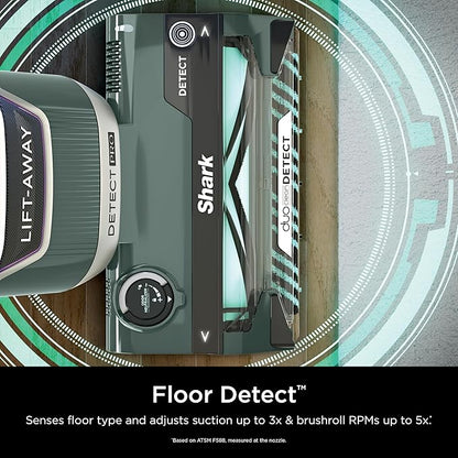 Shark Detect Pro Lift-Away ADV Bagless Upright Vacuum with DuoClean Detect, HEPA Filter, Anti-Allergen, Powerful Suction, and Odor Neutralizer Technology, Evergreen, LA802