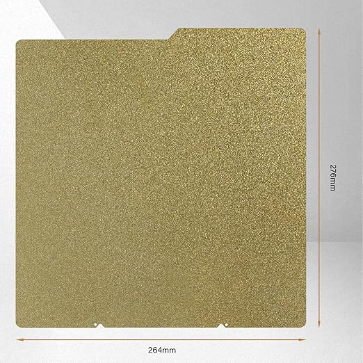 Double Sided Textured PEI Build Plate for Kobra S1 264x276mm Spring Steel Sheet Magnetic Heated Bed Plate