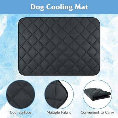 28"x22" Dog Cooling Mat, Washable Cooling Mat for Dogs, Soft Blanket for Dogs, Cats and Puppies, Small