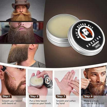 Varolan Birthday Gifts for Men, Mens Gifts, Unique Beard Care Kit for Men Best Friends Male Dad Brother Husband Fiance Him Boyfriend Coworker, Gift Ideas Gifts for Him