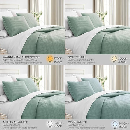 Southshore Fine Living, Inc. Quilts, Queen Size/Full Quilt Bedding Set, Stain & Pet Hair Resistant Bedding, Coverlet Full/Queen Size Bedspread, Soft Microfiber with 2 Pillow Shams, Steel Blue (Teal)