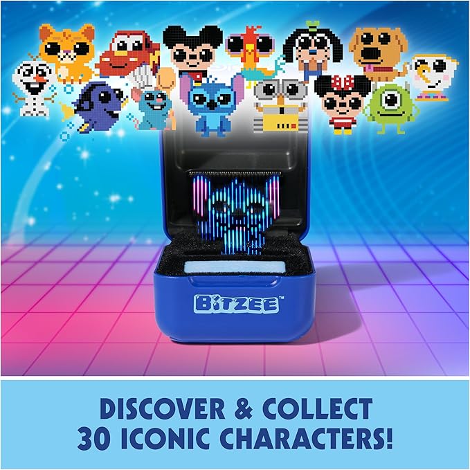 BITZEE, Disney with 30 Interactive Characters Inside, Reacts to Swipes, Tilts & Taps, Disney Toys & Digital Pet Boys & Girls Toys