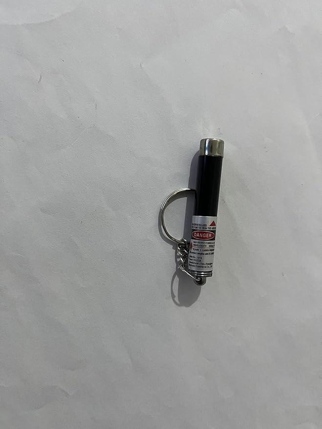 Mini Cat Toys Laser Pointer Pen Keychain Flashlight Funny Dog Stick Pet Lamp White Light LED Infrared Button Electronics Included (6 Color Mix Pack, 6 Color Mix)