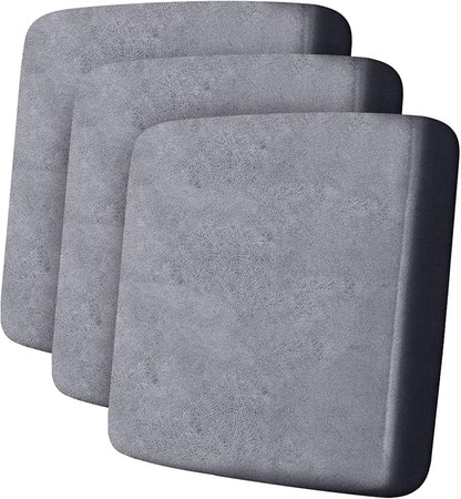 ANARACHON Leather Look Couch Cushion Covers Sofa Seat Slipcovers Sets Couches Furniture Protector for Sectional Armchair Loveseat Pets Kids Stretch Spandex Fabric (3 Cushion Sofa, Light Brown)
