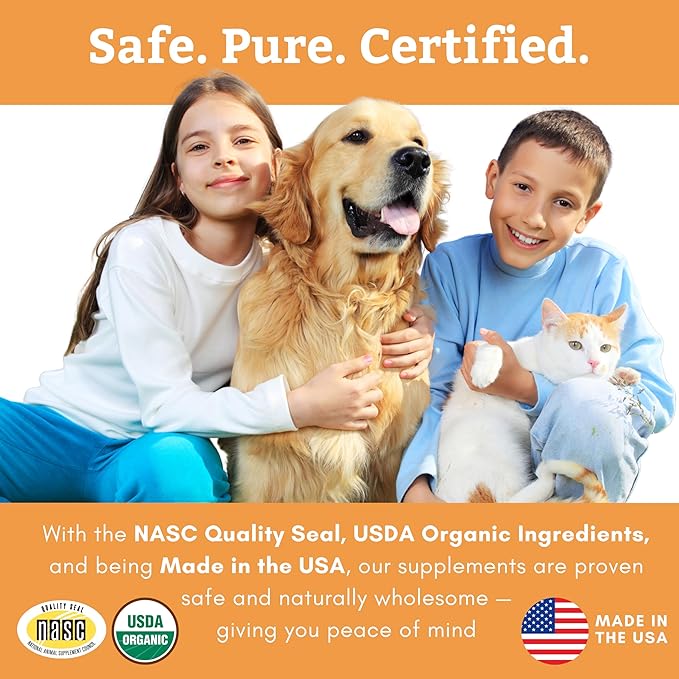 Wholistic Pet Organics Canine Complete - Dog Multivitamin Powder - 4 Lb - Daily Dog Vitamins and Supplements for Homemade Food - Immune System, Skin, Coat & Overall Health - All Breeds - 180 Scoops