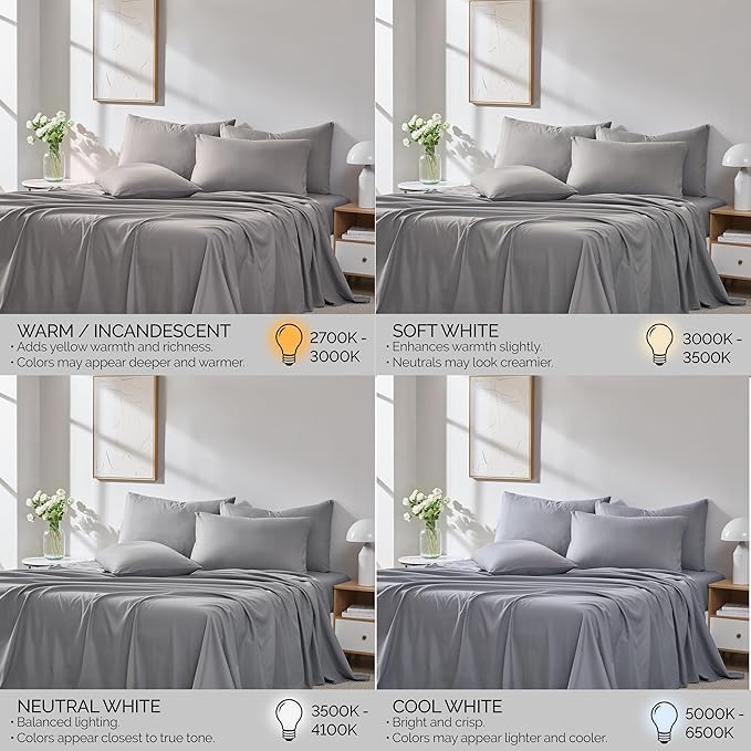 Southshore Fine Living, Inc. 6-Piece Full Sheet Set, 21-Inch Deep Pocket Full Bed Sheets Set, Deep Pocket Fitted Sheet, Premium Bedding, Queen Pillow Cases, Grey Pillow Cases, Steel Grey Bedding