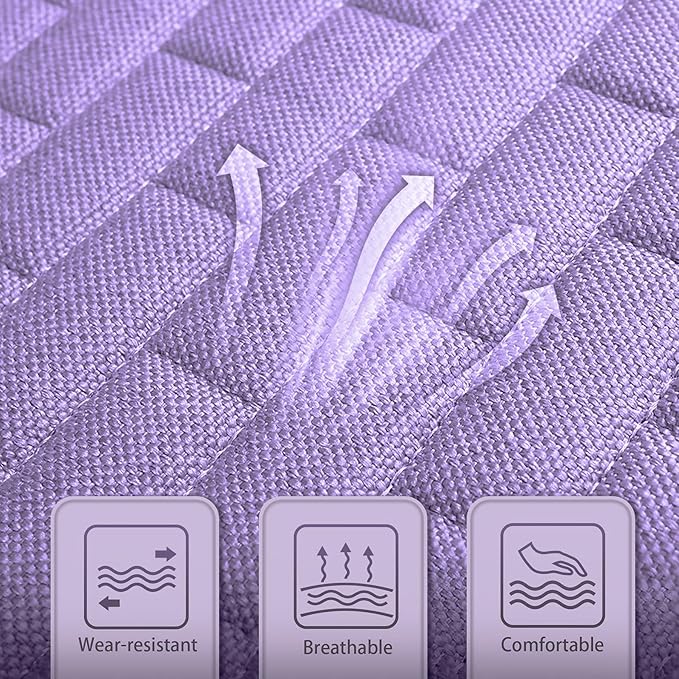 Little Pruple Car Seat Covers Front Seats,2 Pack Seat Covers for Cars Truck SUV,Front Seat Covers with Storage Pocket(Little Pruple-Front Seat)