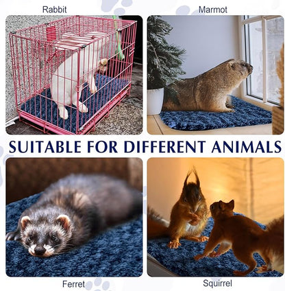 Drydiet 4 Pack Self Warming Cat Pads Self Heating Cat Mat Washable Homeless Dogs Thermal Pads Kennel Pad Reflects Body Heat Warm Crate Bed Mat for Indoor Outdoor Pet