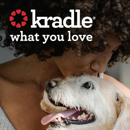 Kradle Calming & Joint Chews for Dogs - 2 Pack (75 Each) - Ashwagandha + Glucosamine MSM - Occasional Anxiety & Mobility Support