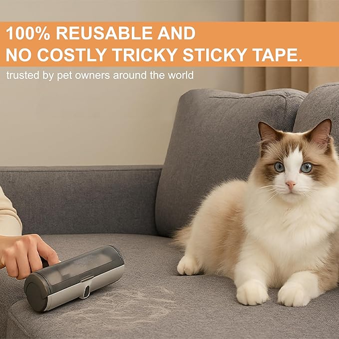 NevEND Pet Hair Roller/Hair Remover - Cat, Dog Hair Roller/Remover for Multi-Surface Fur Hair Removal Tool