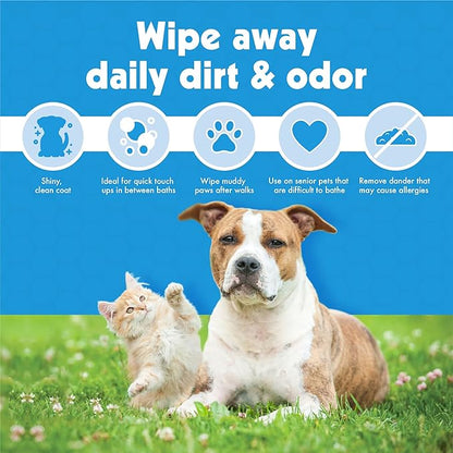 Petkin Big N' Thick Petwipes 100 ct