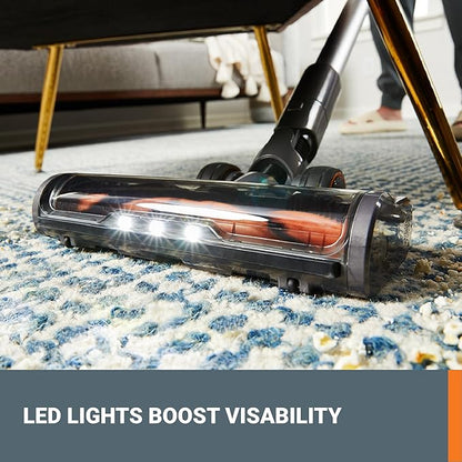 WORX 20V PowerShare Cordless Stick Vacuum WX038L.9, Powerful Cordless Vacuum Cleaner 25Kpa High Suction for Pet Hair, Lightweight Handheld Vacuum Cleans Floors Carpet Car – Tool Only