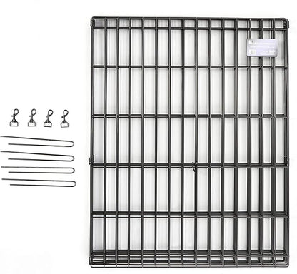 MidWest Homes for Pets 18-Inch Exercise Pen, for Indoor and Outdoor use, 16 Sq Feet of Play, Folding Dog Pen, No Door Design for Maximum Security, Easy to Set Up, Foldable Dog Playpen