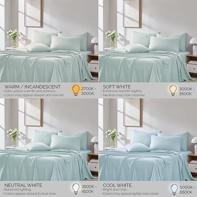 Southshore Fine Living, Inc. 4 Piece - Extra Deep Pocket Sheet Set - SKY BLUE -Twin