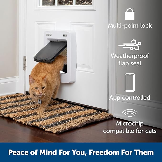PetSafe SmartDoor Connected Pet Door Installation Adaptor - Allows for Installation in Metal, Glass & Walls - Minimizes Signal Interference - Weather-Resistant - Medium