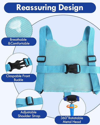 Lehoo Castle Toddler Leash, Toddler Harness with Leash with Anti Lost Wrist Link for Kids, Baby Leash with Key, Kids Leashes for Boys